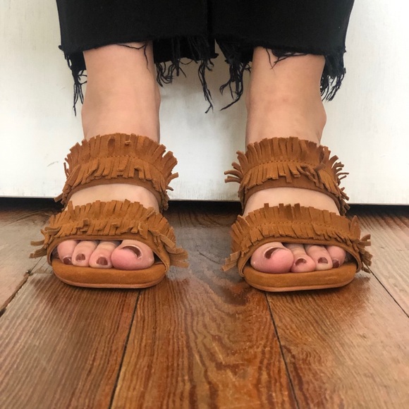 ABLE Facunda Block Heels with fringe - Picture 5 of 8